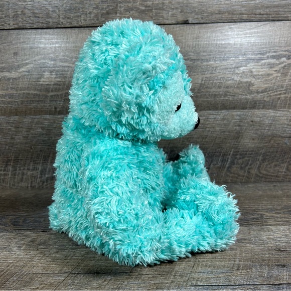 Disneyland Resorts Hidden Mickey Pre Duffy Plush Teddy Bear Aqua Mint - Picture 7 of 8
